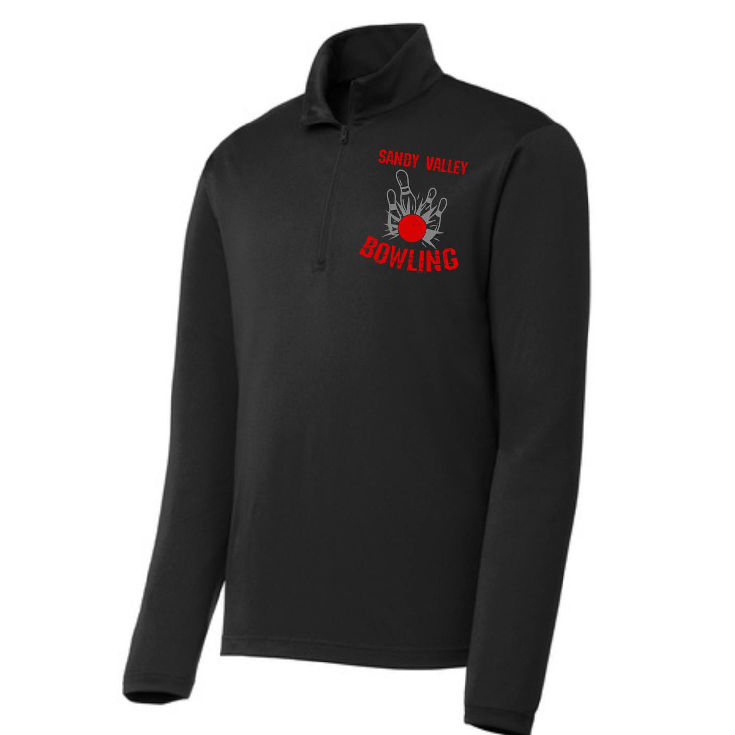 1/4 ZIP POLYESTER
