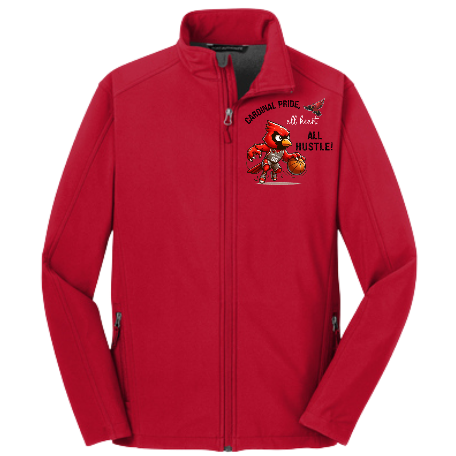 Cardinal All Hustle Zip-up Jacket Softshell