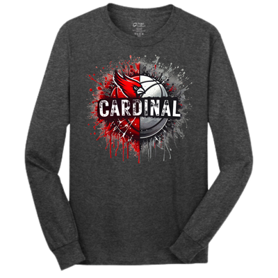 Cardinal Splatter Basketball Long Sleeve