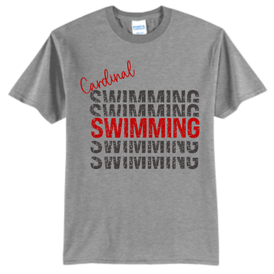 Cardinal Swimming
