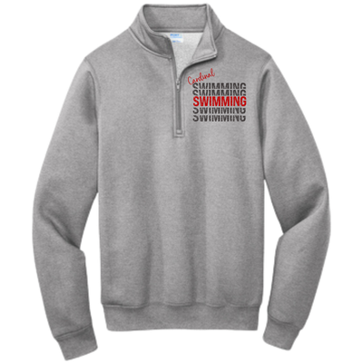 Cardinal Swimming Fleece 3/4 Zip