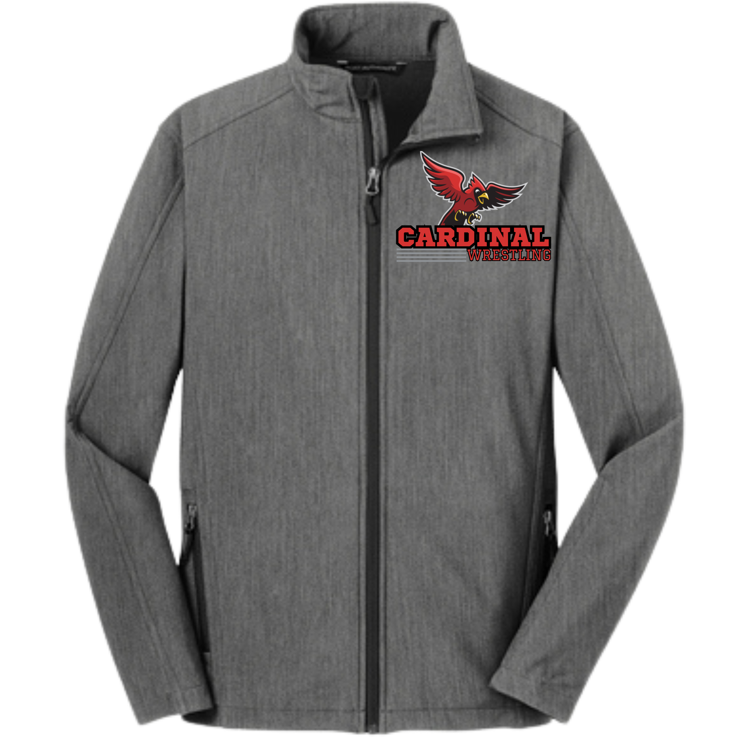 Cardinal Wrestling Zip-up Jacket Softshell