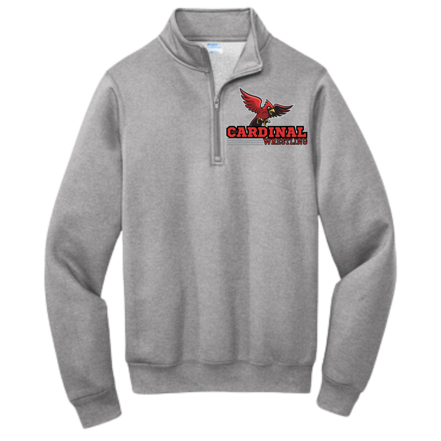 Cardinal Wrestling Fleece 3/4 Zip