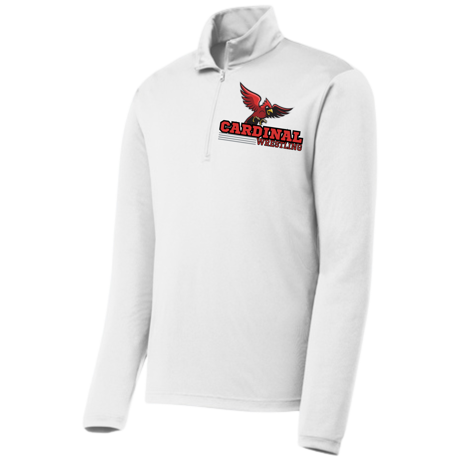 Cardinal Wrestling 100% Polyester 3/4 Zip