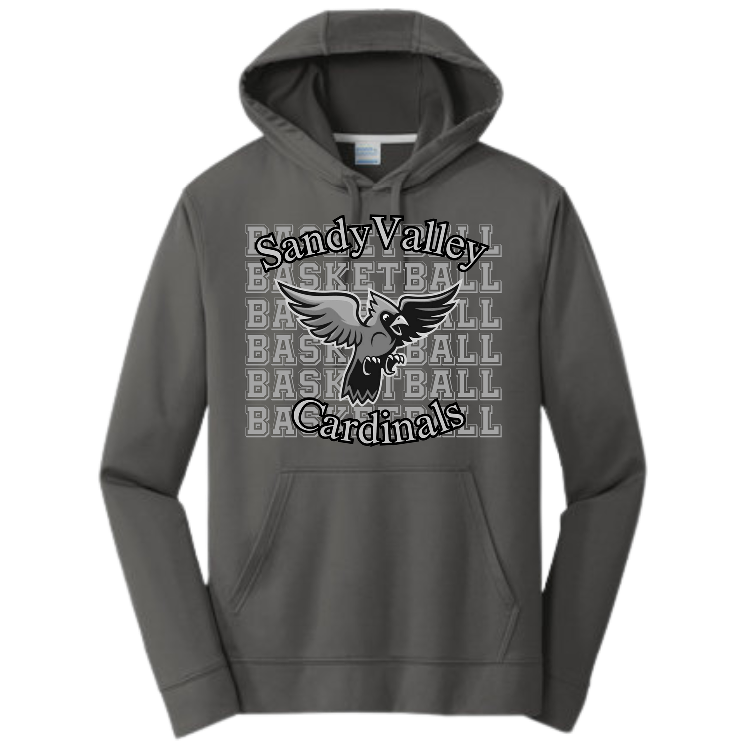 Cardinal Basketball Hoodie