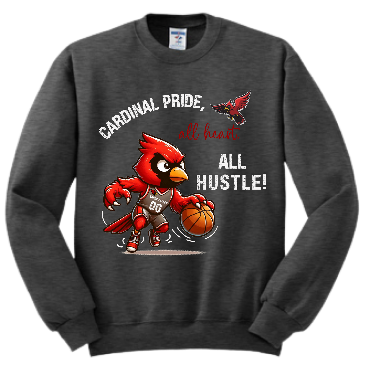 Cardinal All Hustle Crewneck