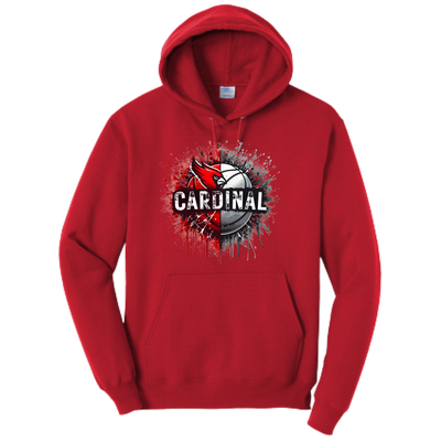Cardinal Splatter Hoodie