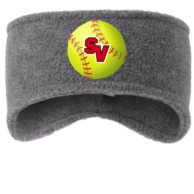 Grey Softball Headband