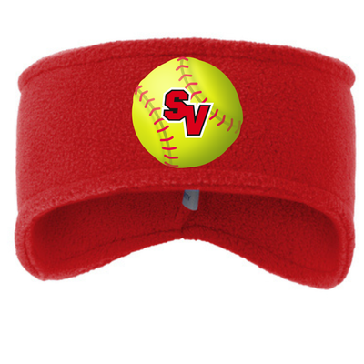 Red Softball Headband