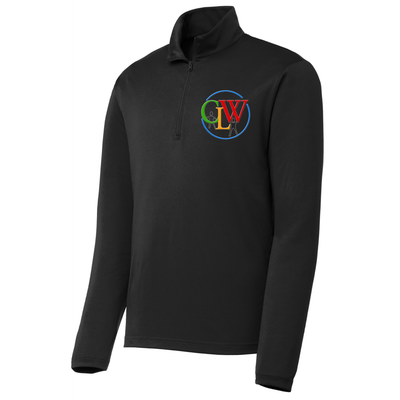 Mens 100% Polyester 1/4 zip