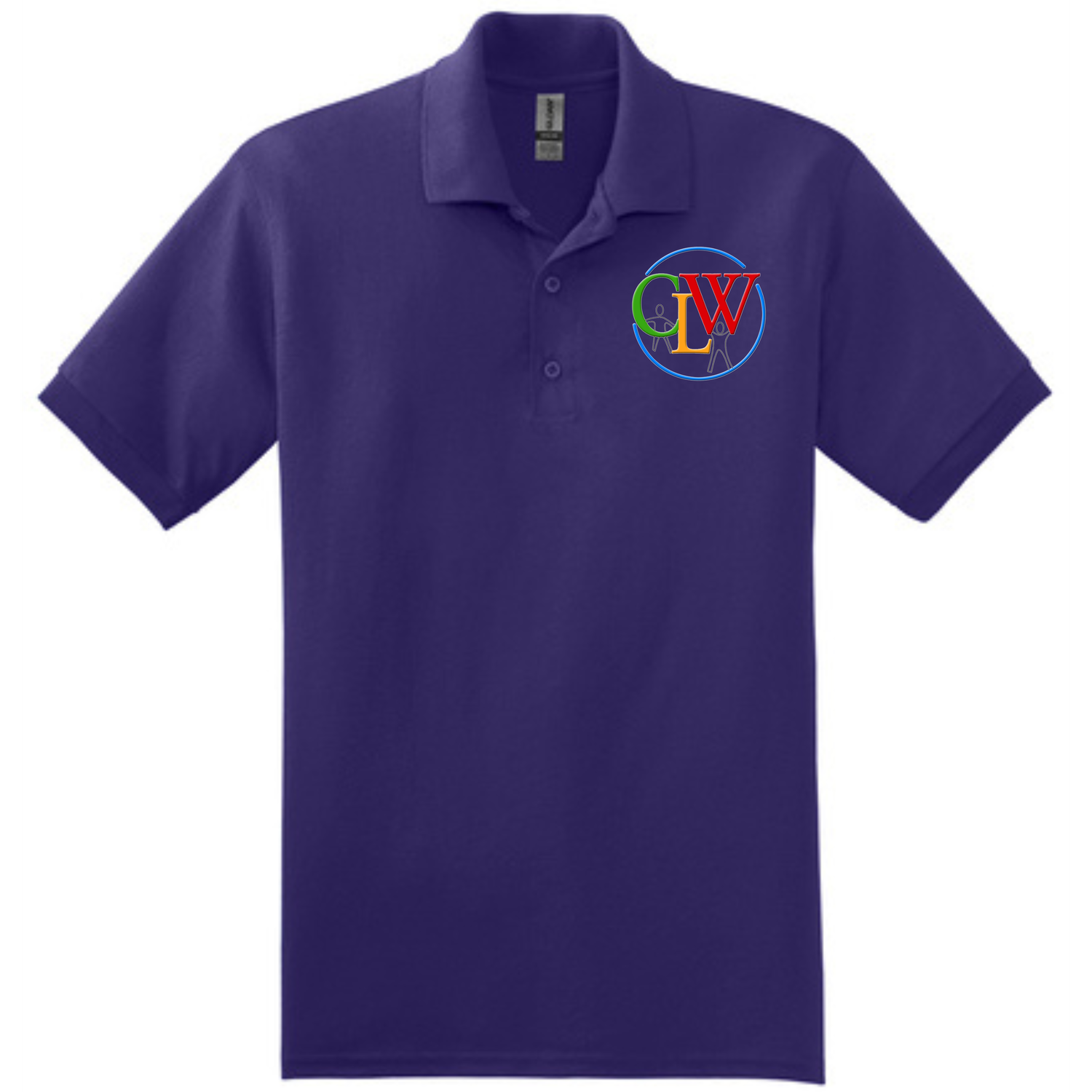 CLW Mens 50/50 Blend Polo