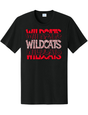 Wildcats Stacked Pock a Dot