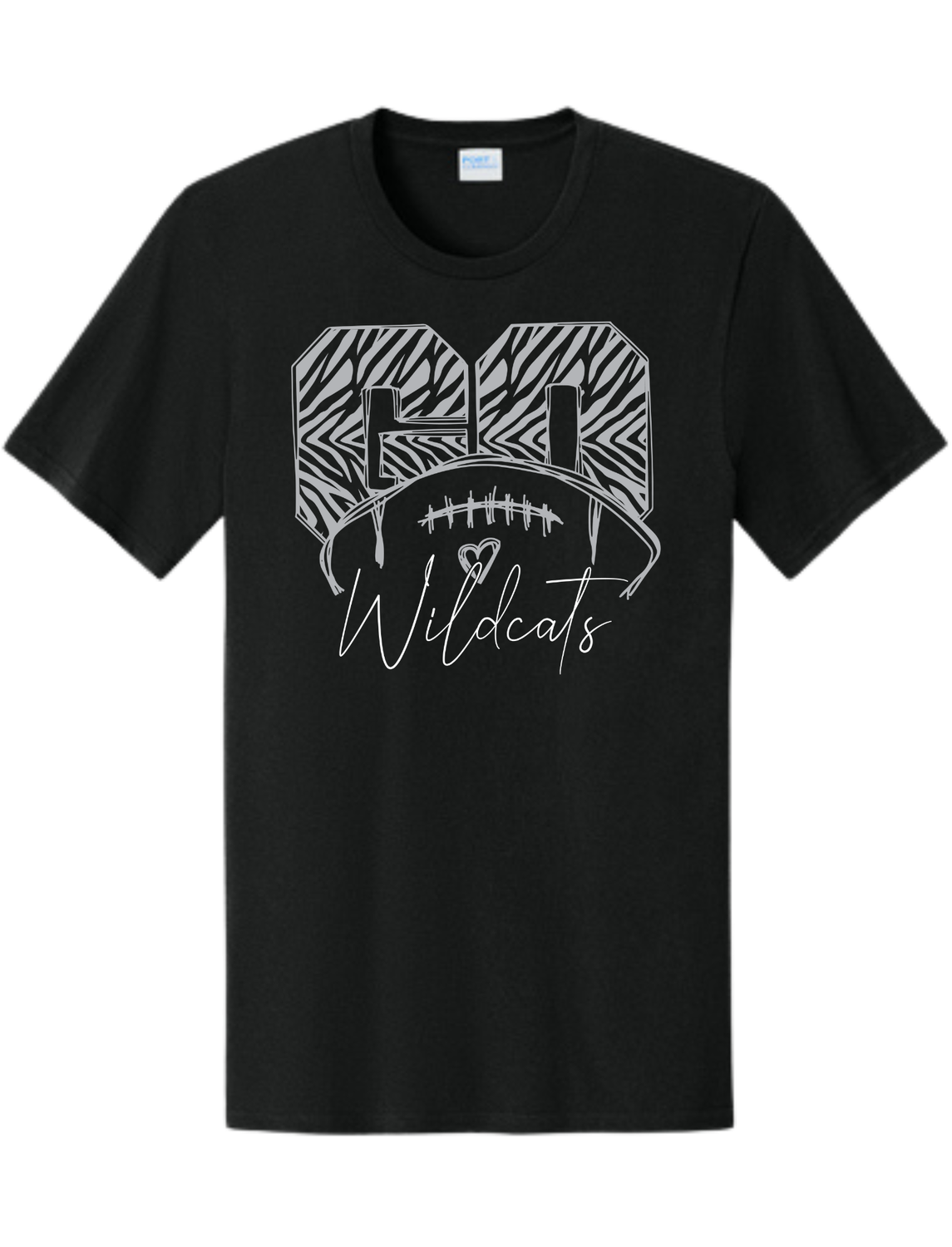 GO Wildcats Solid Grey cheer