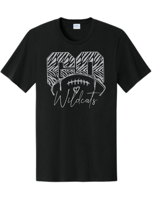 GO Wildcats Solid Grey cheer