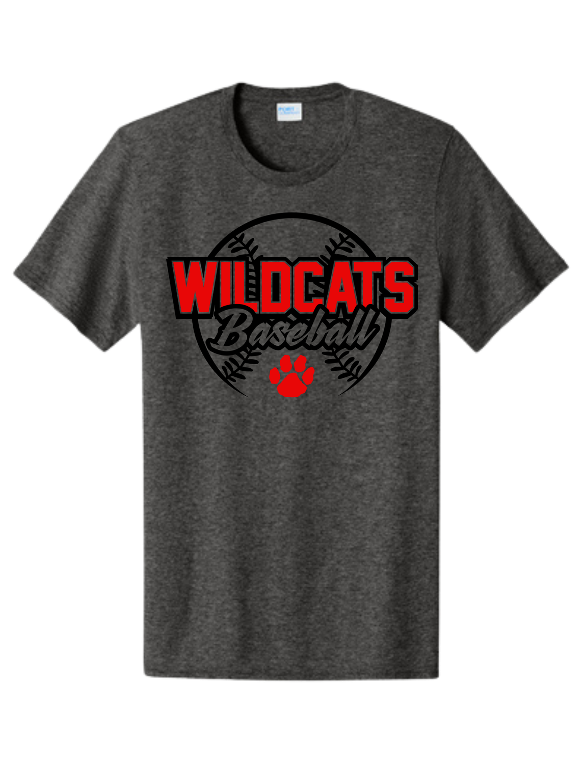 Wildcat Baseball Paw Print