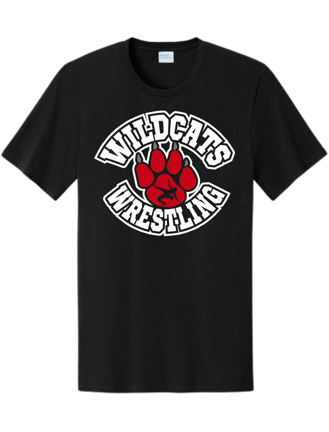 Wildcats wrestling Paw print