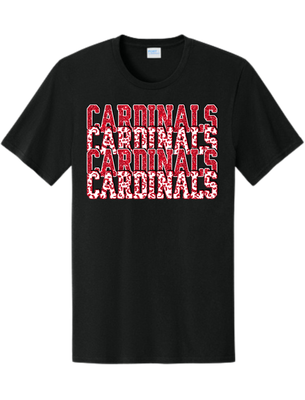Cardinals Stacked sparkles