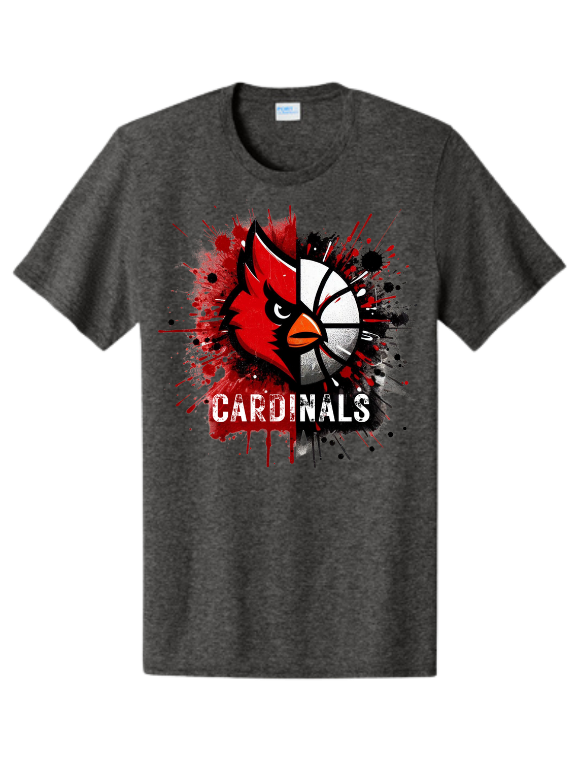 Half Cardinal Head Splatter Volleyball
