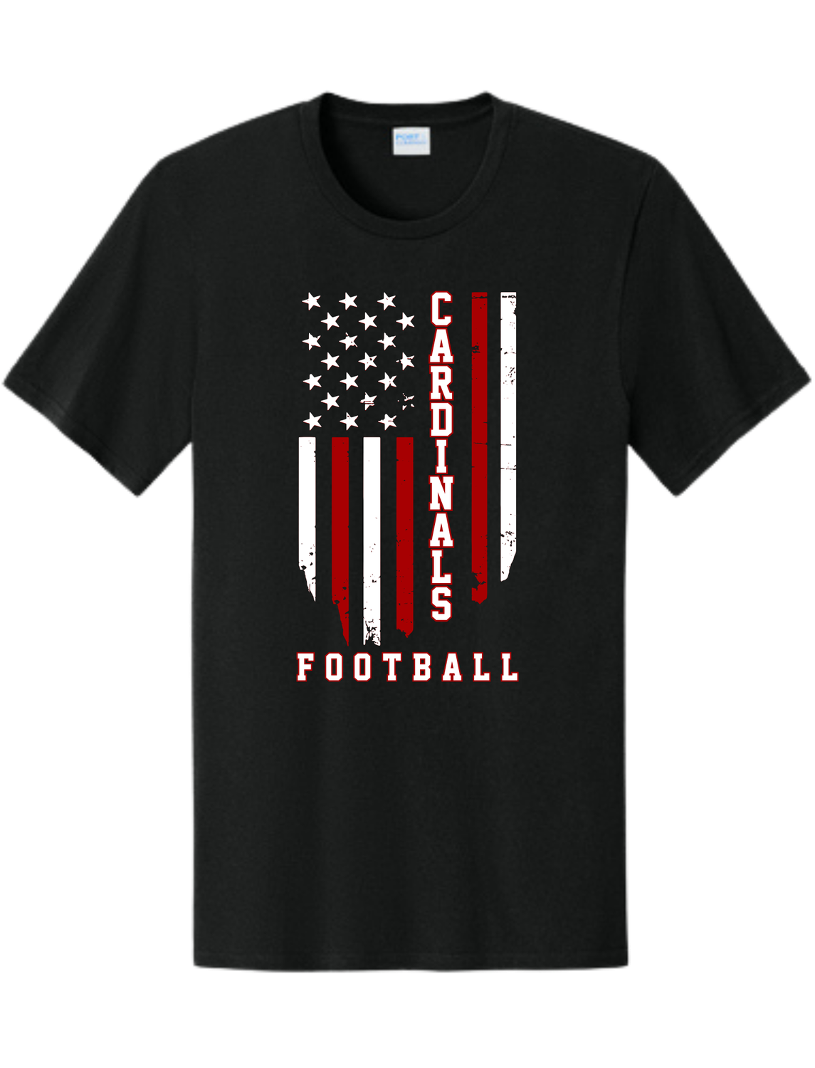 Cardinal Football Flag