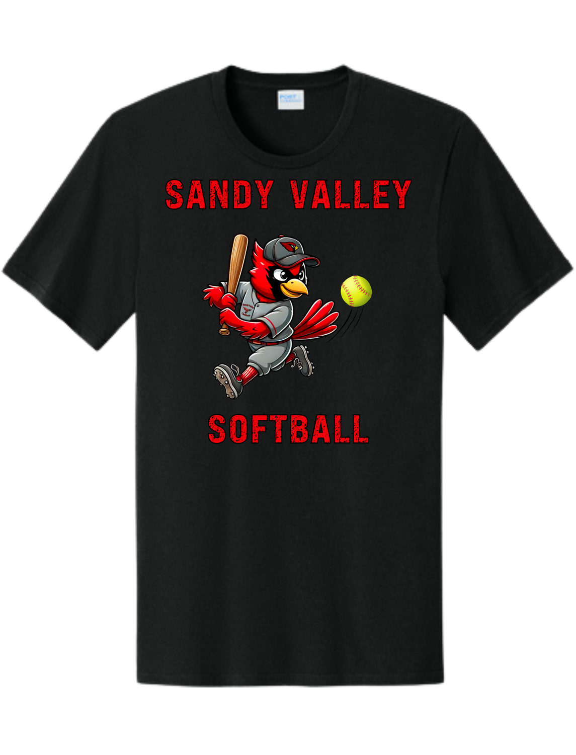 Sandy Valley Softball Boy Cardinal