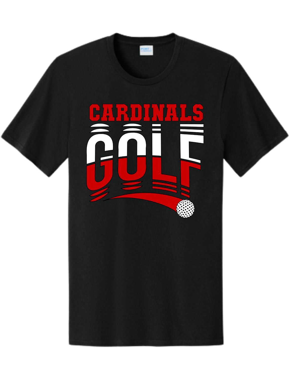 Cardinals Golf Half Red/ White