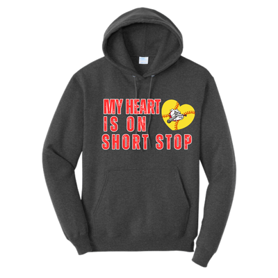 My Heart is on Short Stop Hoodie