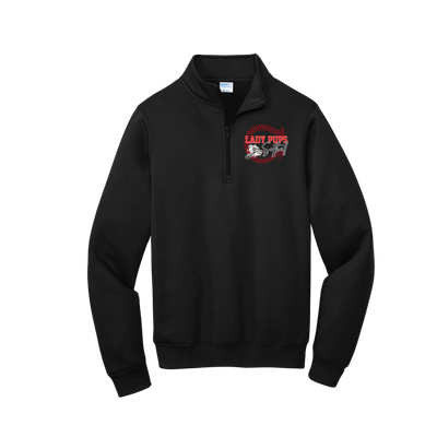 Lady pups Stitching 50/50 fleece 1/4 Zip