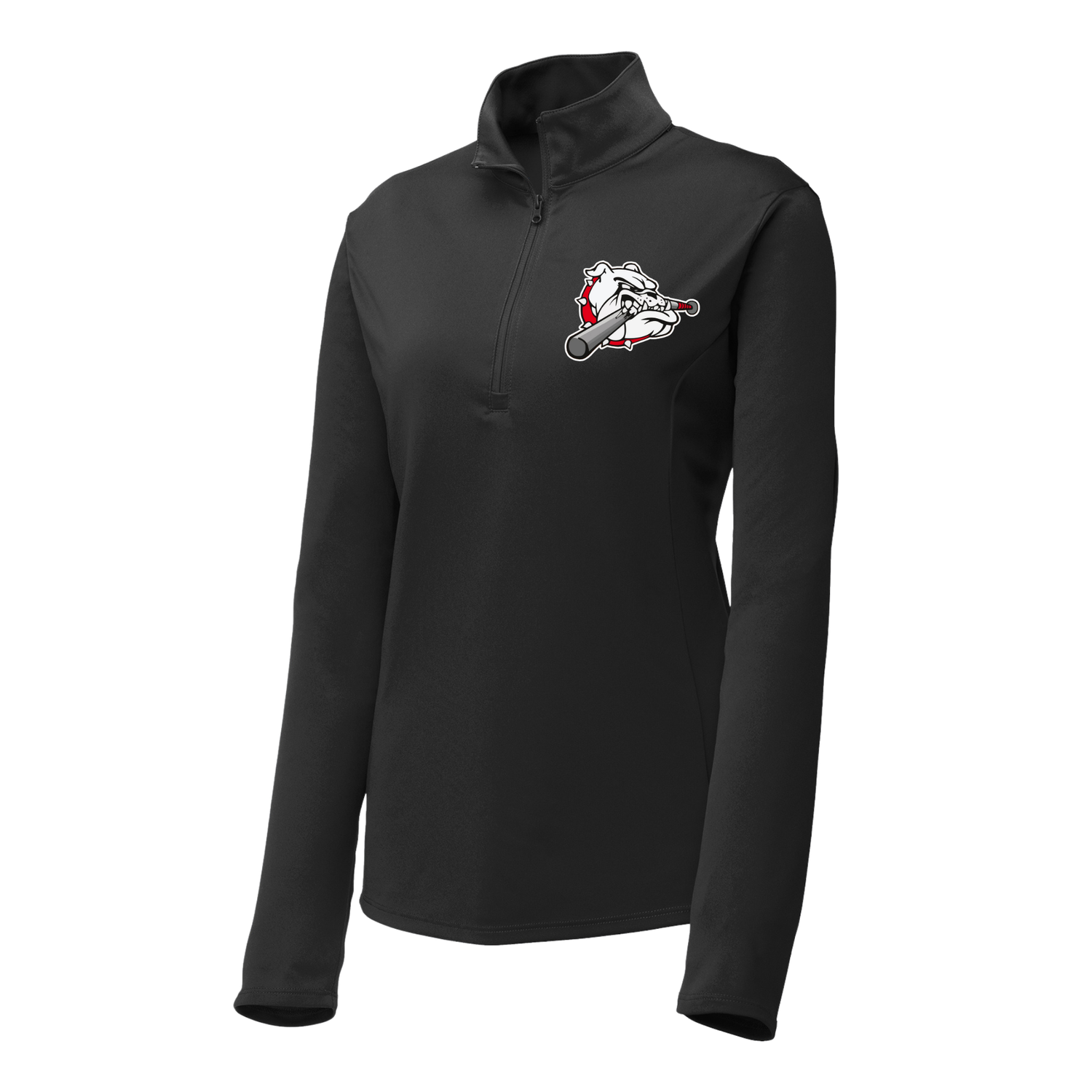 Lady Pups Head Women 100% Polyester 1/4 Zip