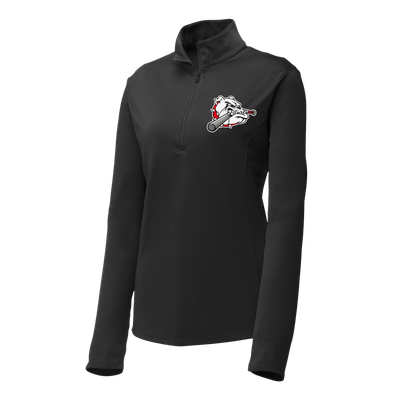 Lady Pups Head Women 100% Polyester 1/4 Zip