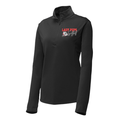 Lady Pups Cursive Women 100% Polyester 1/4 Zip