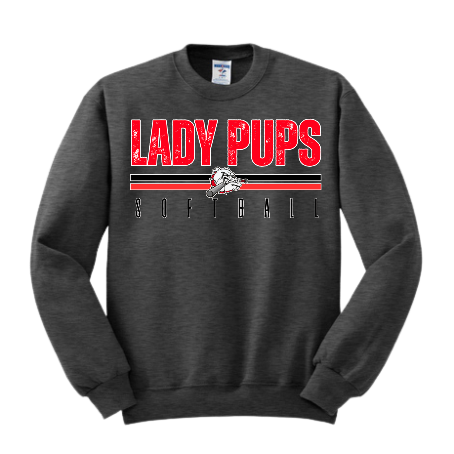 Lady Pups Line Crew Neck