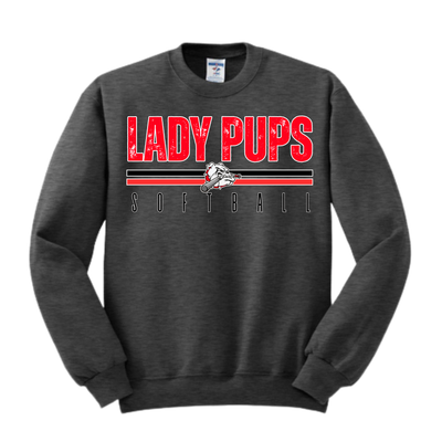Lady Pups Line Crew Neck