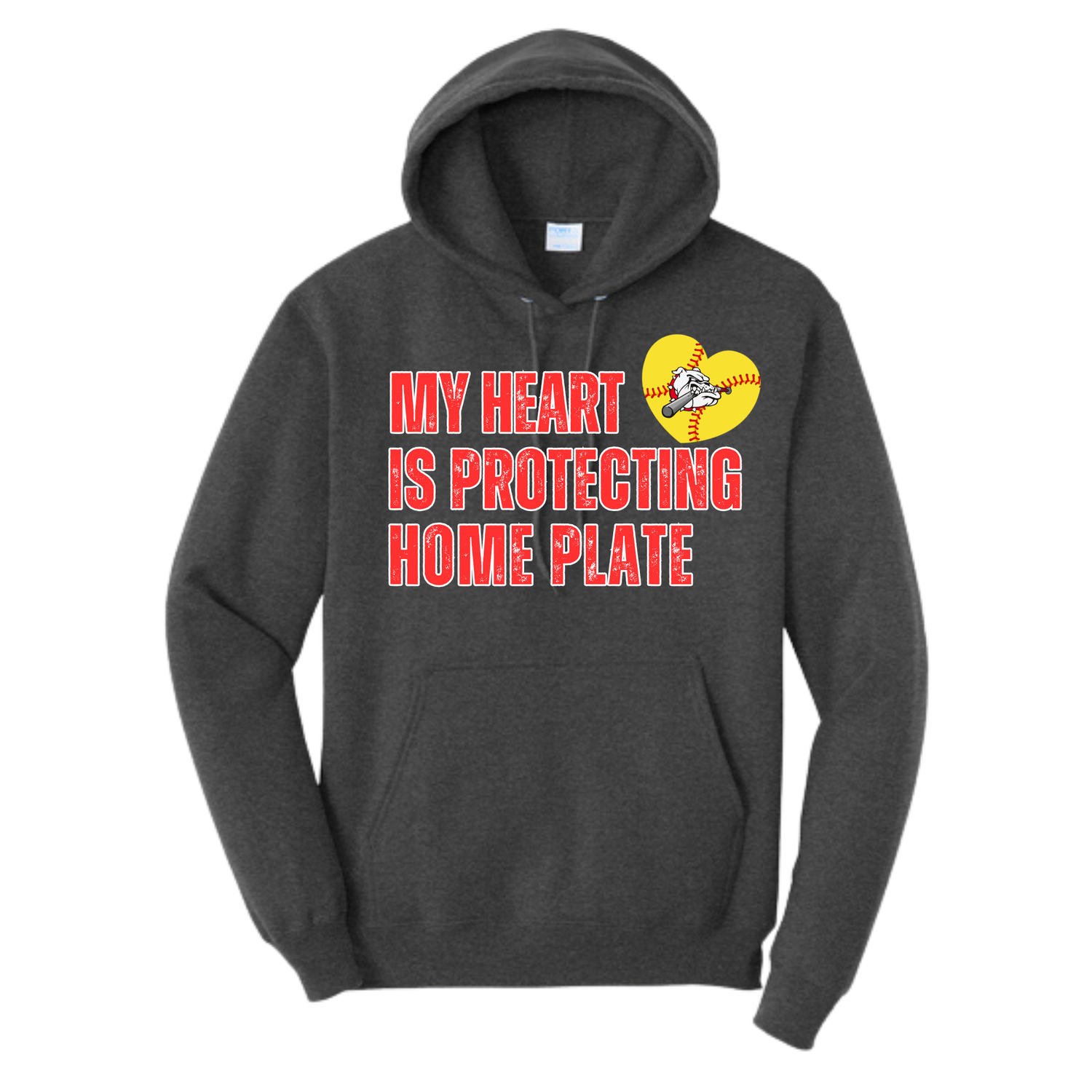 LP My Heart is Protecting Home Plate Hoodie