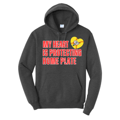 My Heart is Protecting Home Plate Hoodie