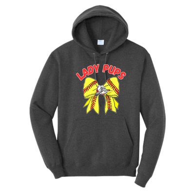 Lady Pups Bow Hoodie