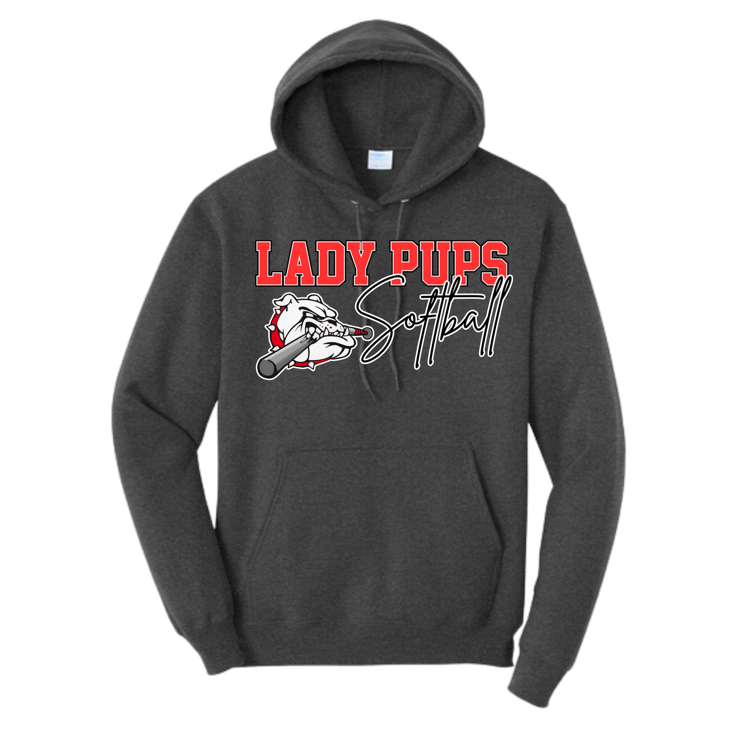 Lady Pups Cursive Hoodie