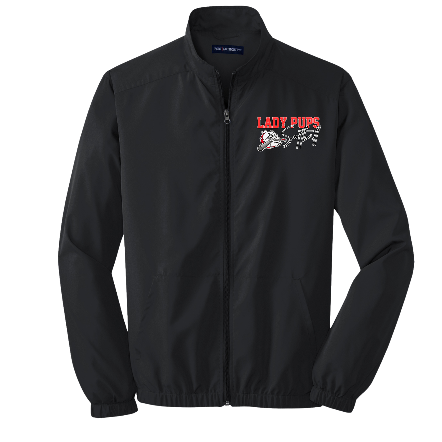 Lady Pups Cursive Wind Breaker