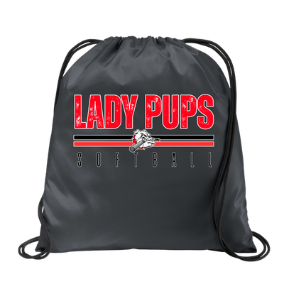 Lady Pups Line Draw String Bag