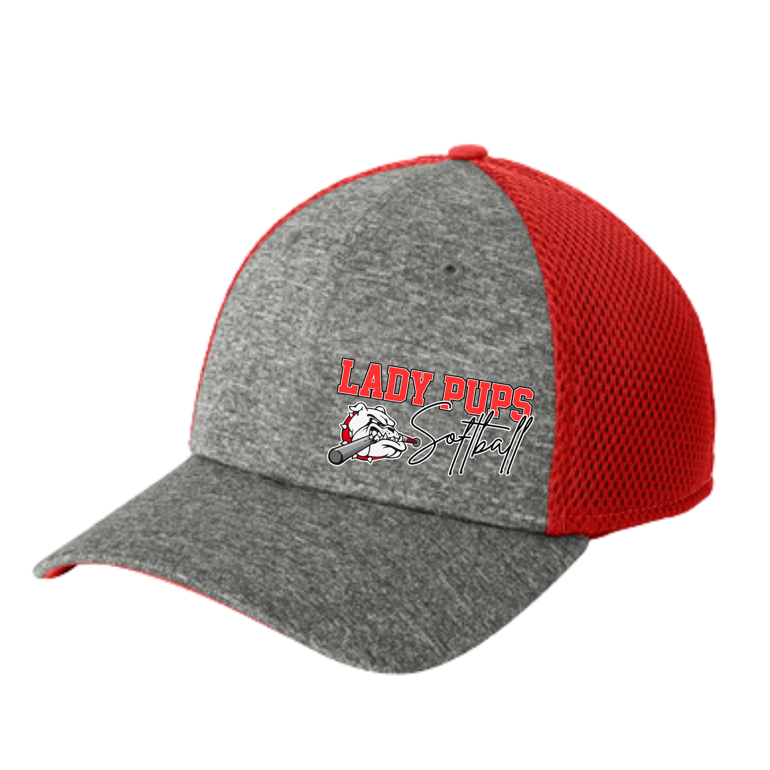 Lady Pups Cursive Mesh Back Hat