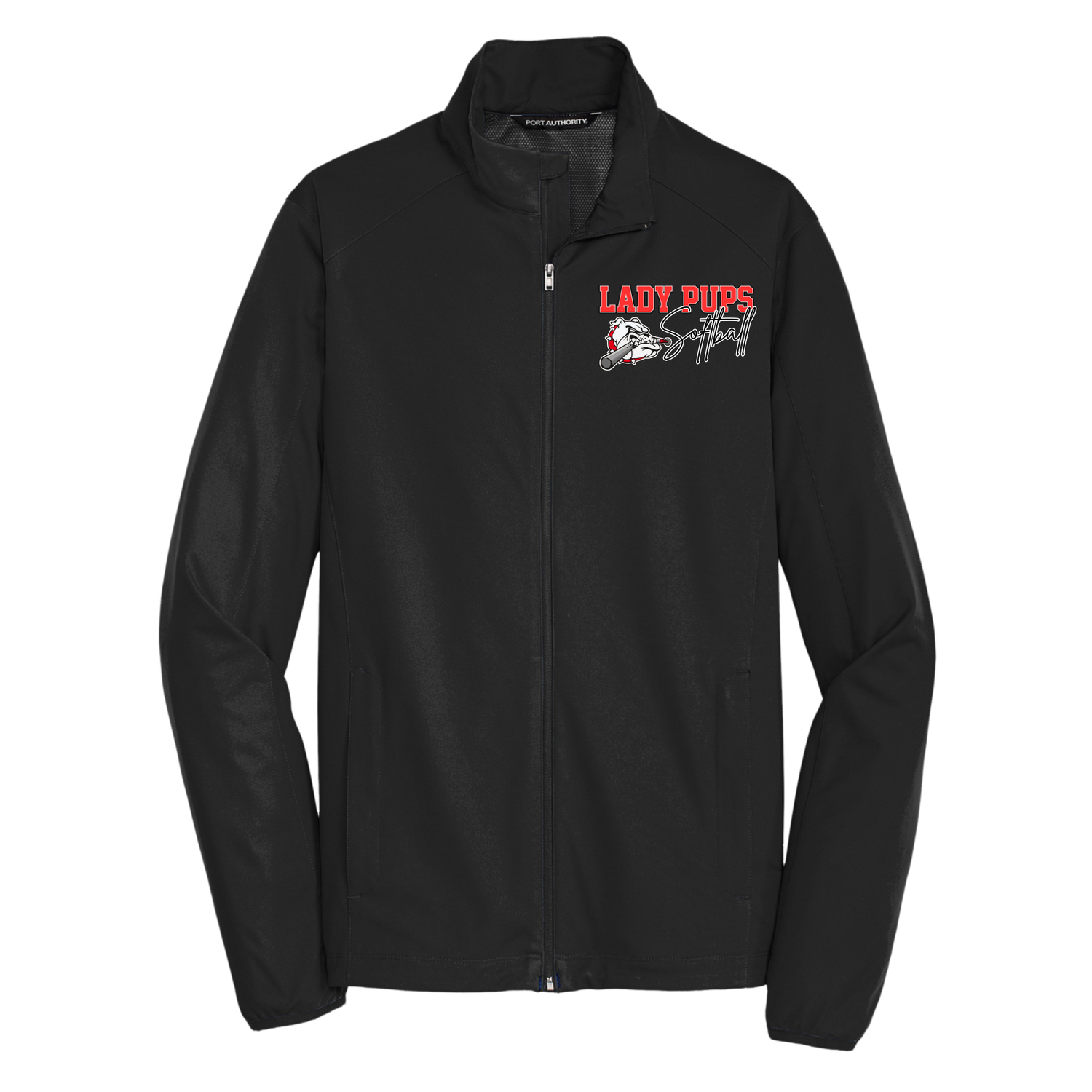 Lady Pups Cursive Softshell Jacket