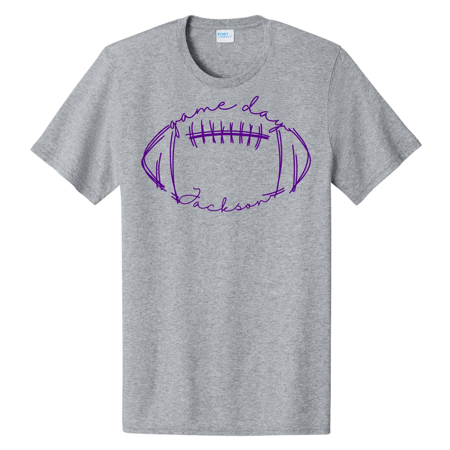 Jackson Football Game Day Purple