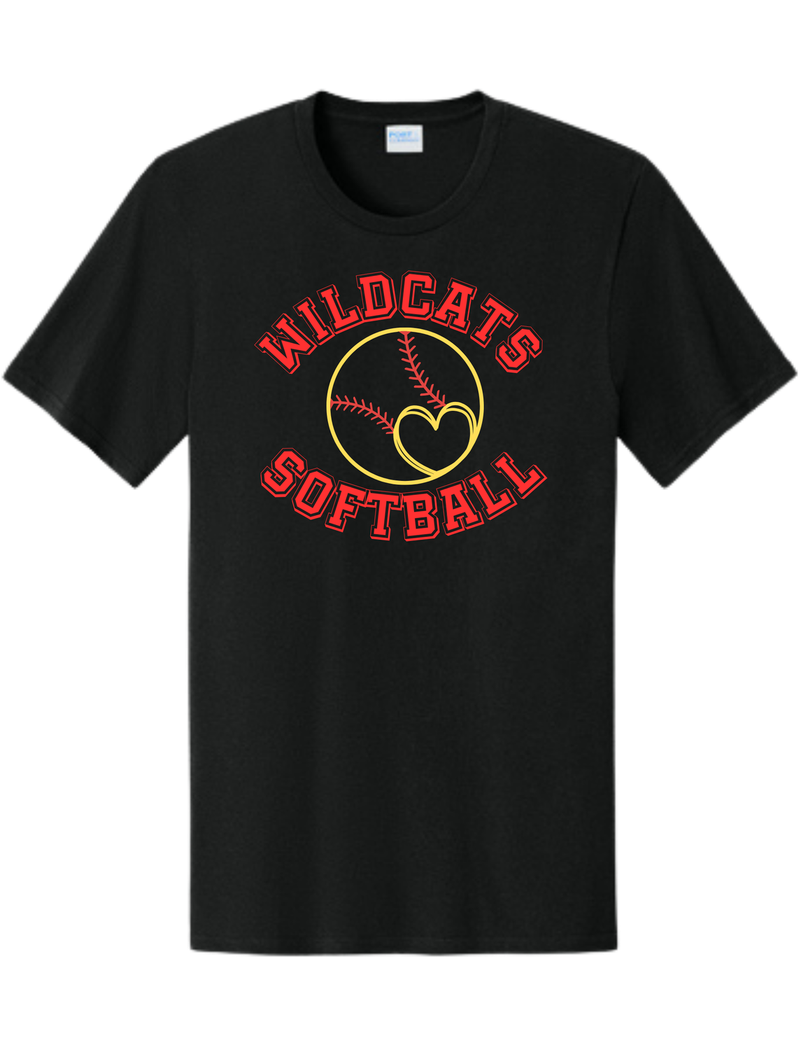Wildcats Softball Heart
