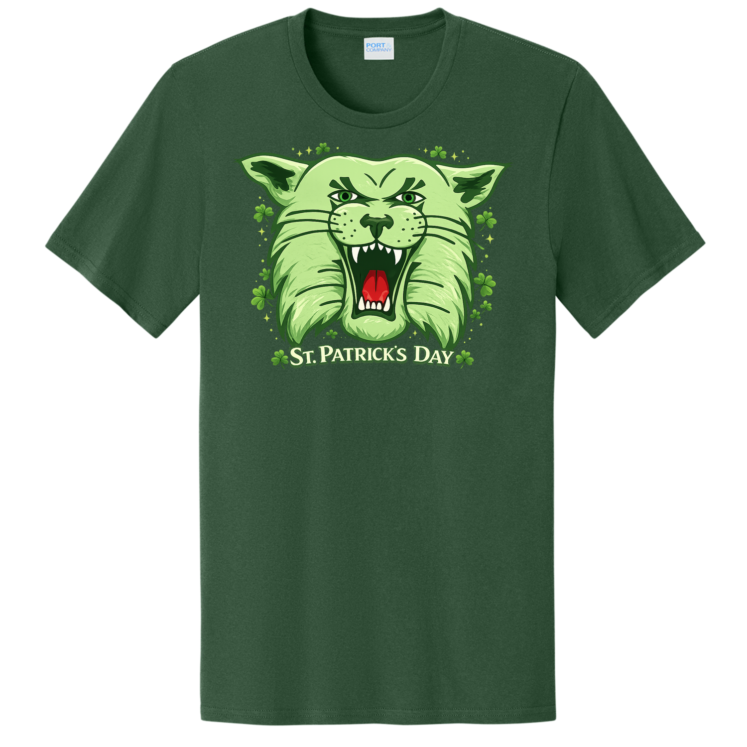 St. Patrick's Day Wild Cat