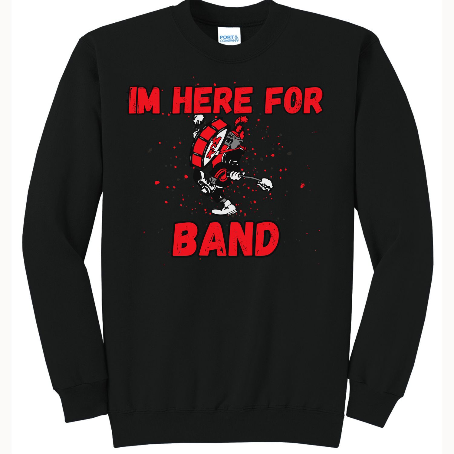MCK I'm here for the band Crewneck sweatshirt