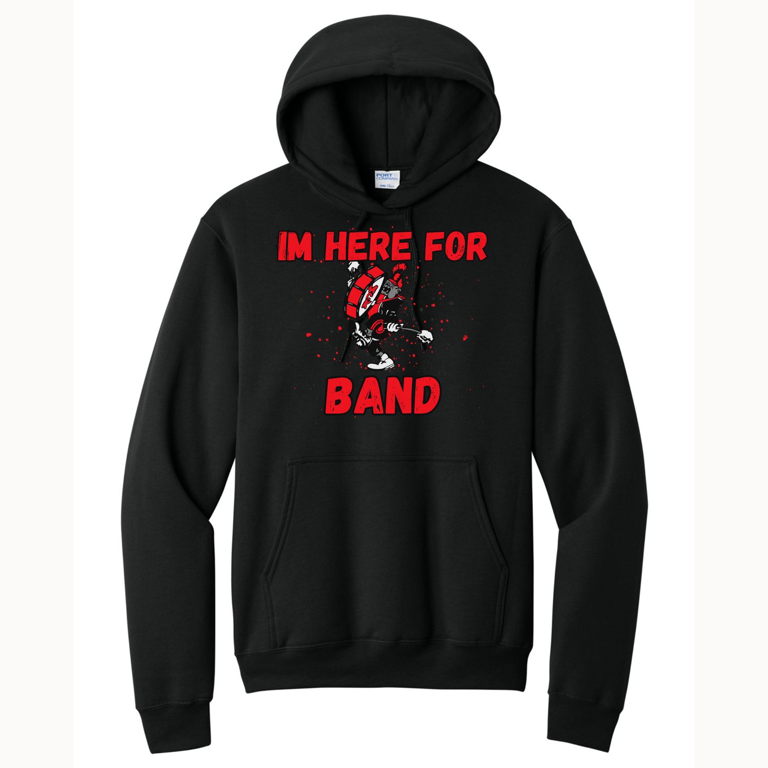 MCK I'm here for the Band Hoodie Splatter