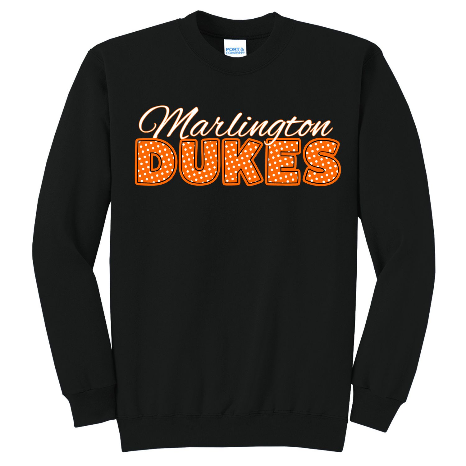 Marlington Dukes Dots Crewneck