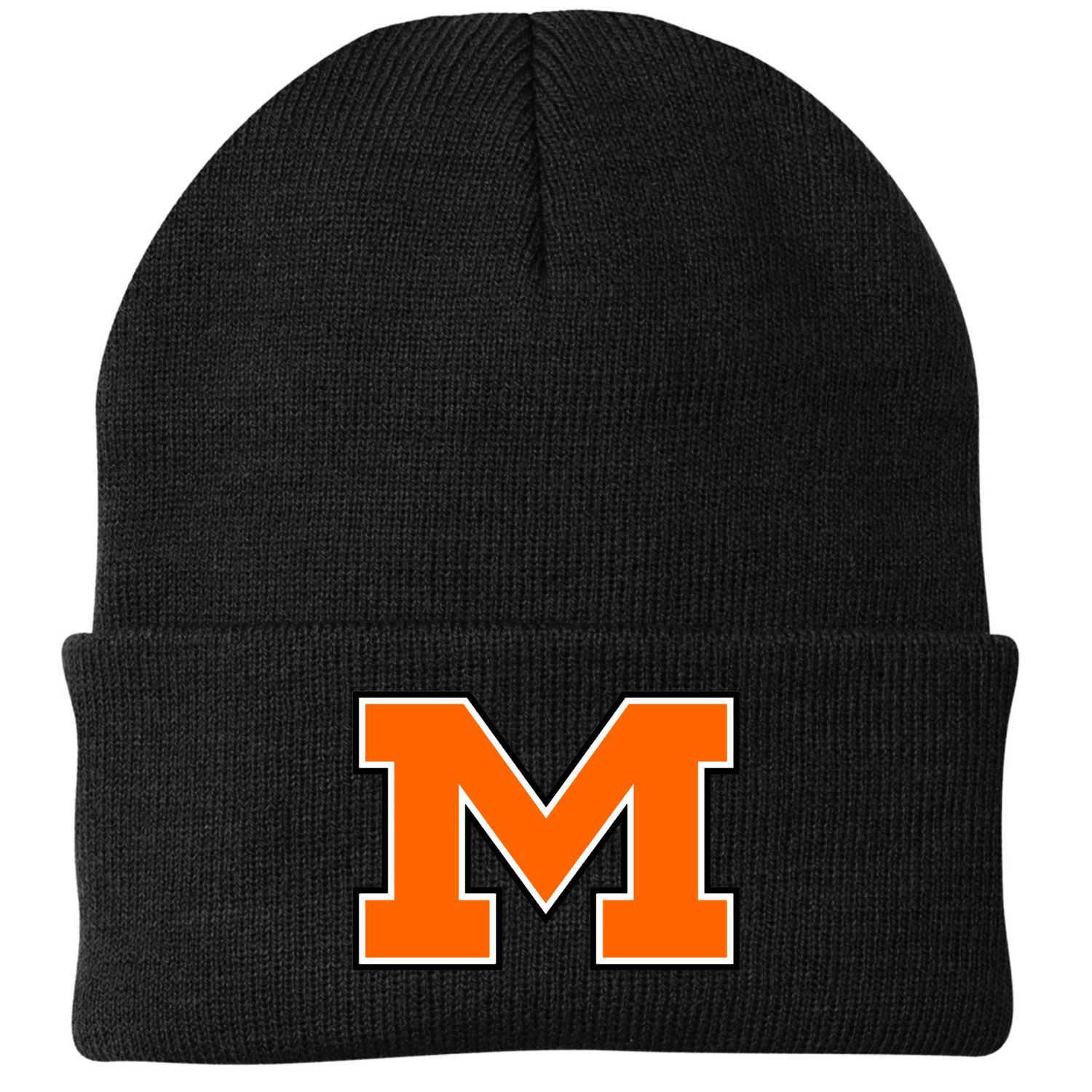 M Embroidered Beanie