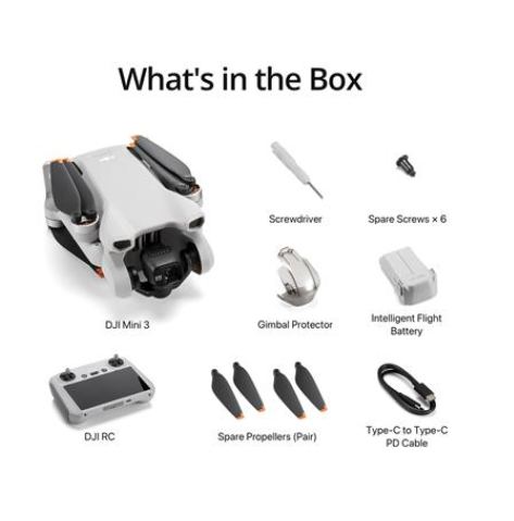 Used DJI Mini 3 Drone with RC Remote Controller E-