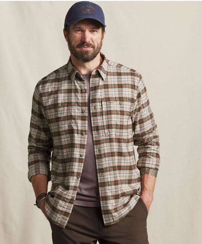 Orvis Men’s Flat Creek Tech Flannel Shirt