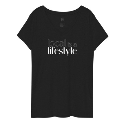 Local is a Lifestyle women’s v-neck tee